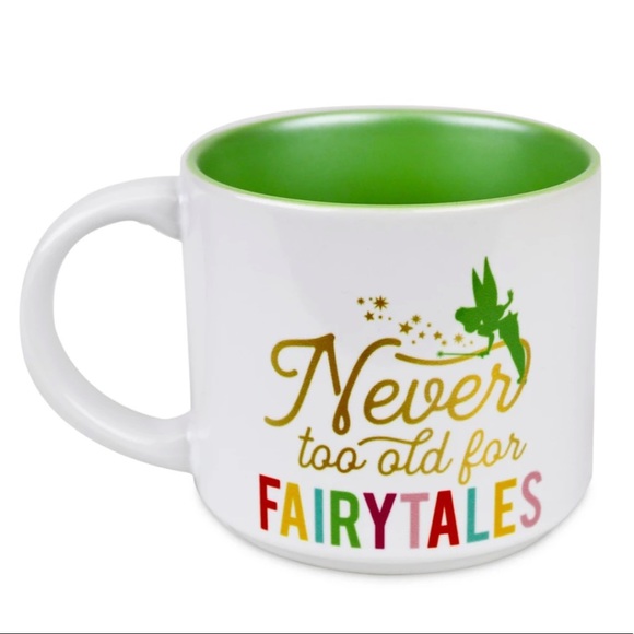 Disney Other - Tinker Bell Never too old for fairytales Mug, 14 oz. Brand New in Box